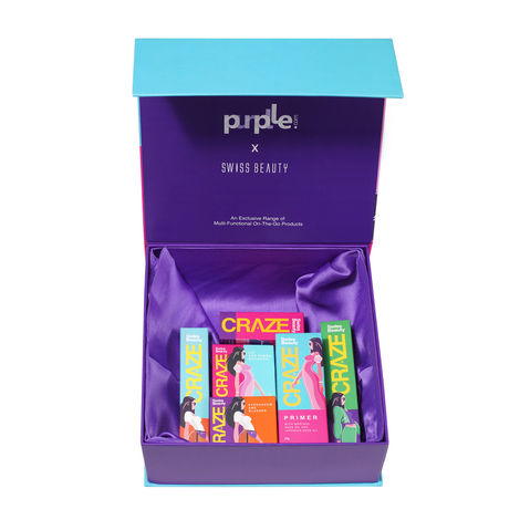 Swiss Beauty Craze All Day Kit - Makeup Kit with Lip balm, Lip