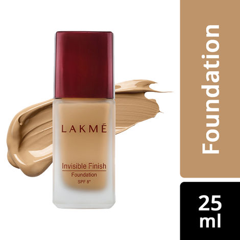 Lakme Invisible Finish SPF 8 Foundation - Shade 02 (25 ml)