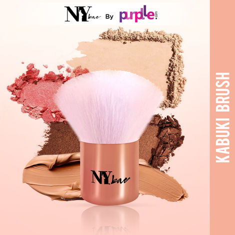 NY Bae Pro Kabuki Brush | Multipurpose | Smooth Blending | Even Application | Fine & Soft Bristles