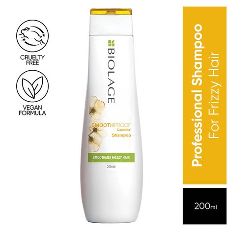 BIOLAGE Smoothproof Shampoo 200ml | Paraben free|Cleanses, Smooths & Controls Frizz | For Frizzy Hair