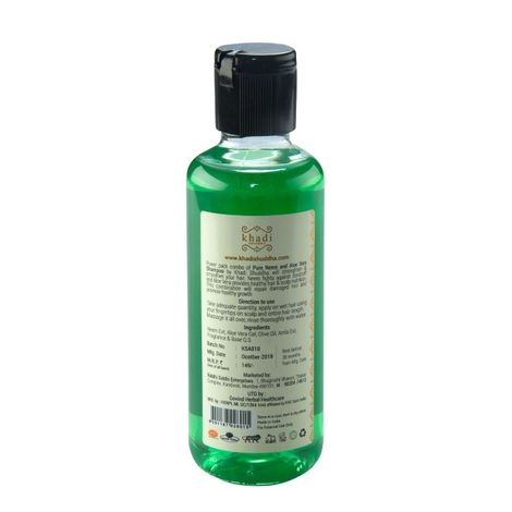 Buy Khadi Shuddha Neem Aloe Vera Shampoo Anti Dandruff Anti