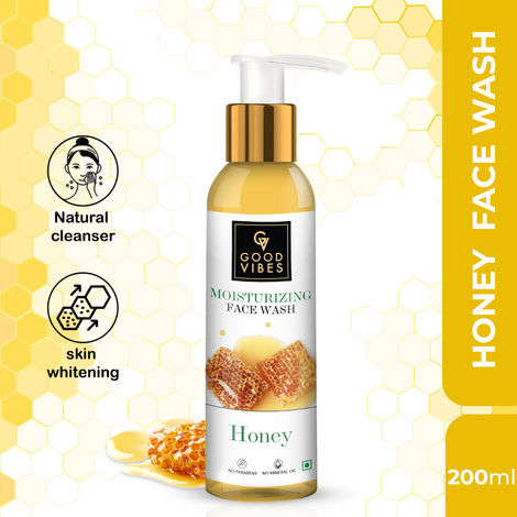 Good Vibes Moisturizing Face Wash - Honey (200 ml)