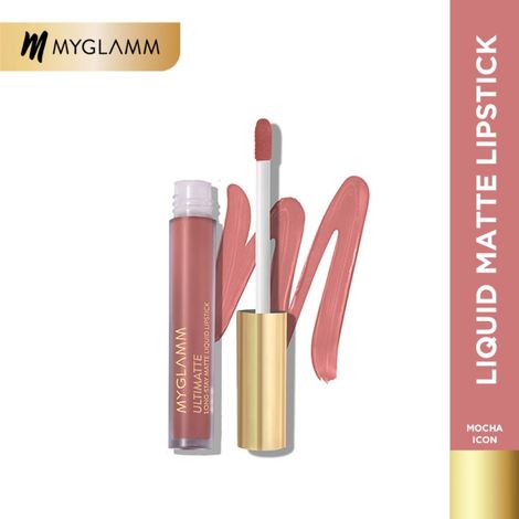 MyGlamm Ultimatte Long Stay Matte Liquid Lipstick-Mocha Icon (2.5 ml)
