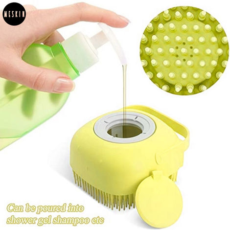 MeSkin Body Bath Brush Silicone Soft Cleaning Bath Body Brush