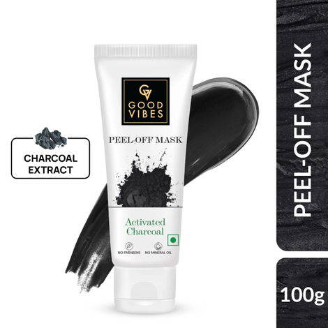 Good Vibes Activated Charcoal Peel Off Mask (100 gm)