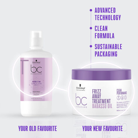 Schwarzkopf Professional Bonacure Frizz Away Treatment With Babassu oil 500 ml