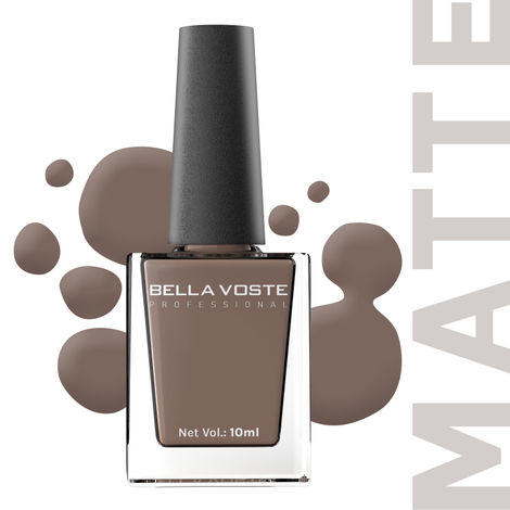 Bella Voste MATTE Nail Polish| Quick Drying Formula| Cruelty Free| Paraben Free & No Harmful Chemicals| Vegan | Lasts for 7 Days & more|Chip Resistant | DEEP MATT Formula with Smooth & Easy Application | Shade no-M03