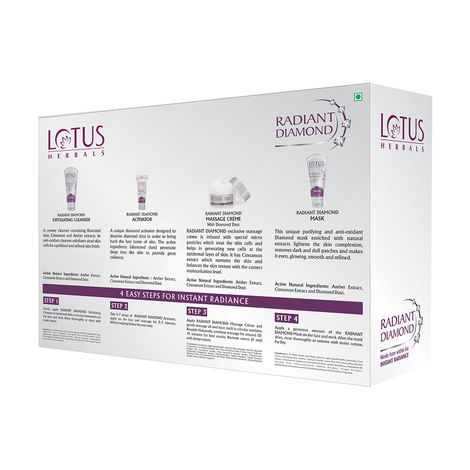 Lotus diamond sale facial kit
