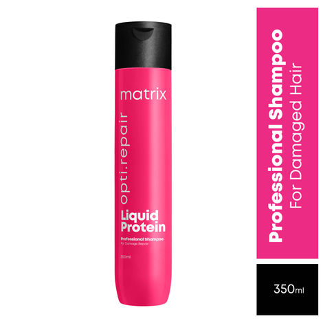 Matrix Opti.Repair Professional Liquid Protein Shampoo, Repairs Damaged Hair from 1st Use, 350ml