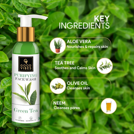 Green face outlet wash
