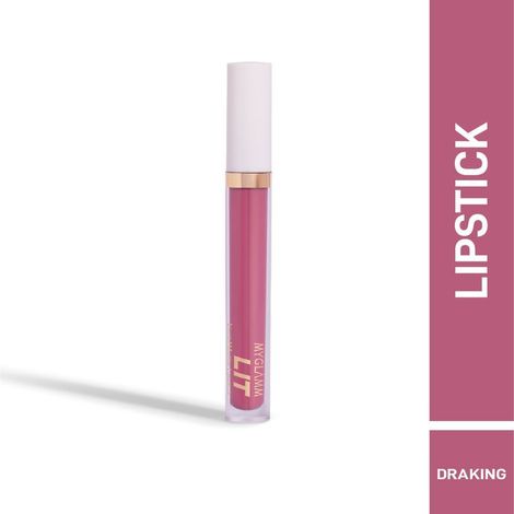 MyGlamm LIT Liquid Matte Lipstick-Draking- (3 ml)