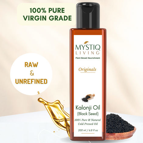 Mystiq Living Originals - Kalonji Oil (Black seed )-(200 ml)