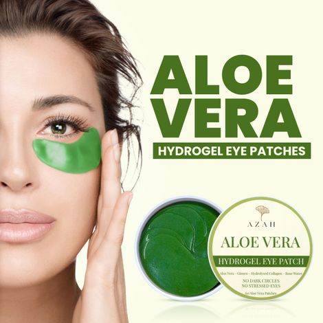 Azah Under Eye Patches for Dark Circles with Aloe Vera Pack of