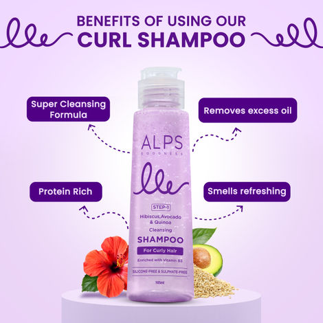 Alps Goodness Hibiscus,Avocado Quinoa Cleansing Shampoo for