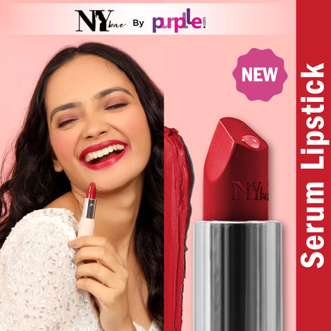 NY Bae Runway Serum Lipstick - Magenta Dew (4.2 g) | Magenta | Highly Pigmented | Vitamin E & Fruit Oils | Lightweight | Non-Drying