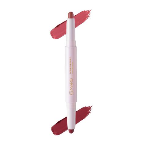 MARS Double Trouble Lip Crayon Lipstick - Rosy Brown (4 g)