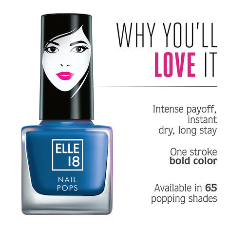 Buy Elle 18 Nail Pops - Nail Colour, Glossy Finish Online at Best Price of  Rs 55 - bigbasket