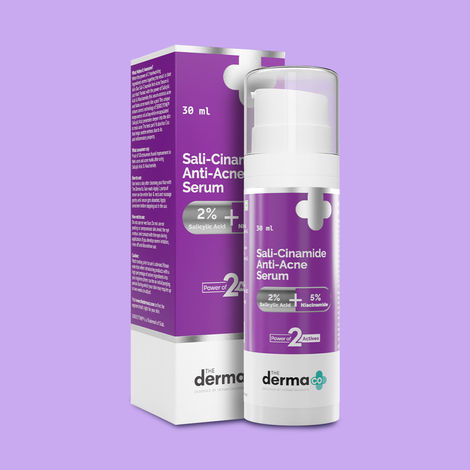The Derma Co. Sali-Cinamide Anti-Acne Serum with 2% Salicylic Acid & 5% Niacinamide For Acne & Acne Marks - 30ml