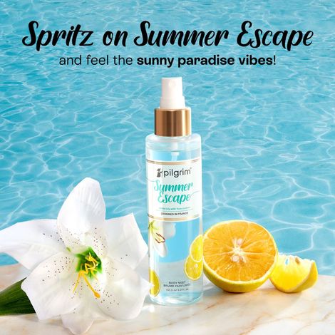 Pilgrim Summer Escape Body Mist (White Lily With Yuzu Lemon