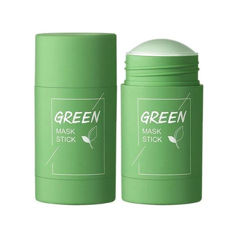 Green Tea Mask Stick for Face Purifying Clay Stick Mask For Deep Cleaning, Blackhead Remove for Men and Women Anti-Acne Oil Control & Clean Pores for All Skin Types
