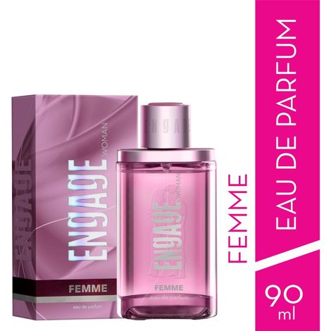 Engage Femme EDP Perfume for Women 90ml+3ml, Citrus and Floral, Premium Long Lasting Fragrance, Perfect Gift For Women, Skin Friendly, Everyday Fragrance