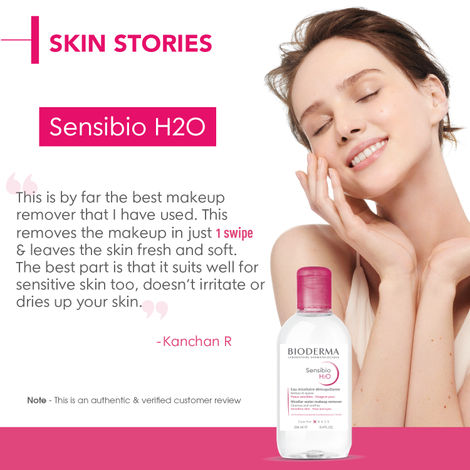 Sensibio H2O Micellar Water  Cleansing, make-up remover water for  sensitive skin