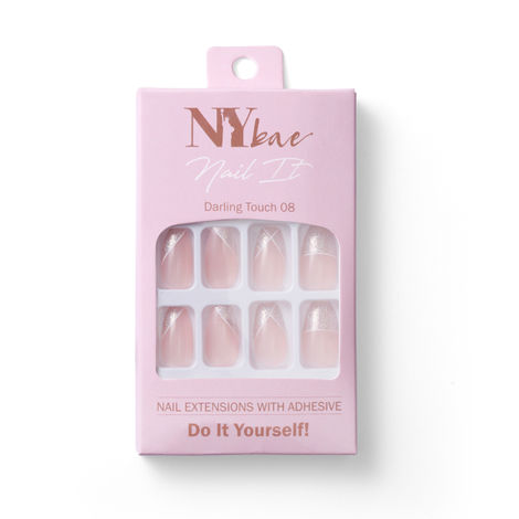 White Peach Milk Cover Gradient Love Nails Patch Wearing False Manicure Nail  - China Manicure and Nail Art price | Made-in-China.com