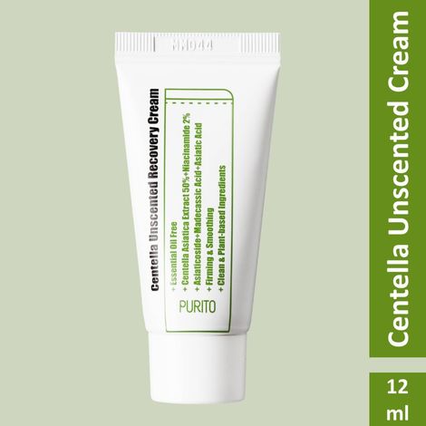 PURITO Centella Unscented Recovery Cream (mini) (12ml) | Korean Skin Care