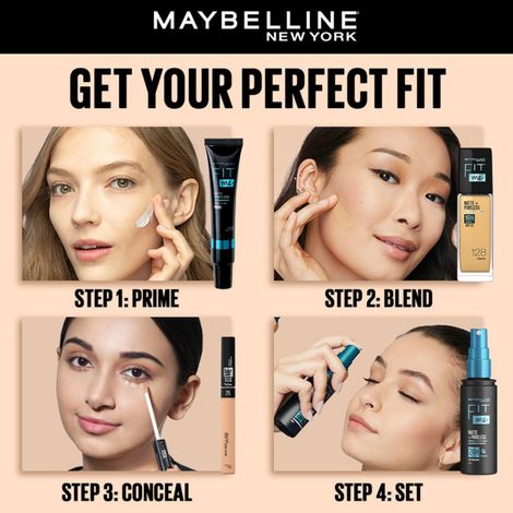Maybelline New York Fit Me Matte+Poreless Liquid Foundation 16H