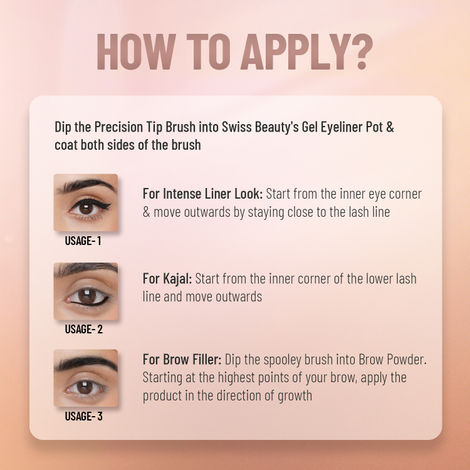 Eyebrows online gel liner