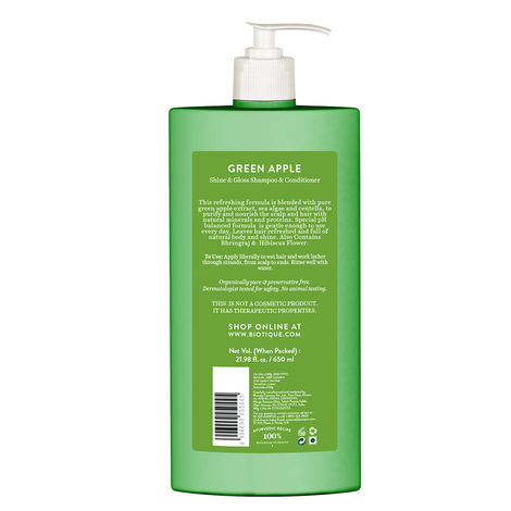 Biotique green apple shampoo deals