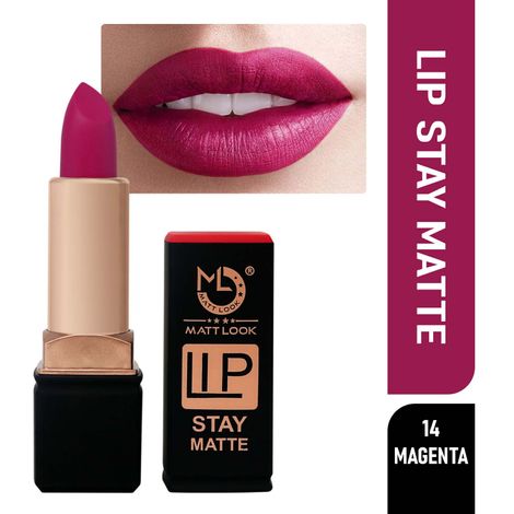 Mattlook Stay Matte Lipstick, Magenta (3.5gm)