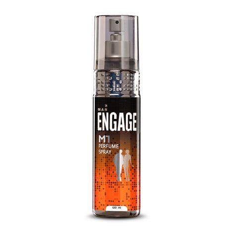 Engage M1 Perfume for Men, Citrus and Woody Fragrance Scent, Skin Friendly Perfume for Men Long Lasting Smell, 120ml