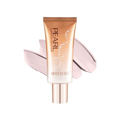 Swiss Beauty Pearl Illuminator Makeup Base - Silver-Pink (35 g)