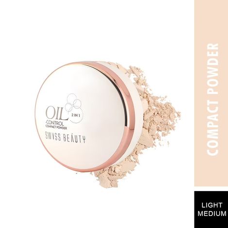 Buy Swiss Beauty Oil Control Compact Powder Light Medium (10 g