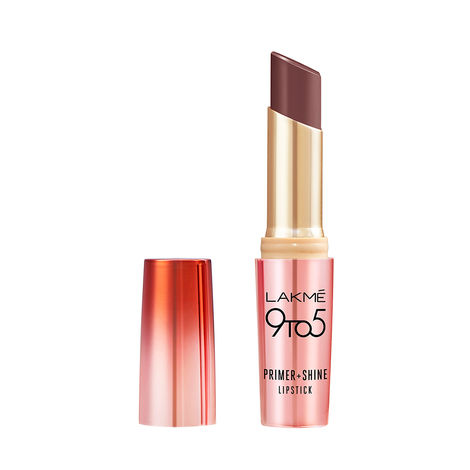 Lakme 9to5 P+S Lipstick, Chocolate Brown, 3.6 gm