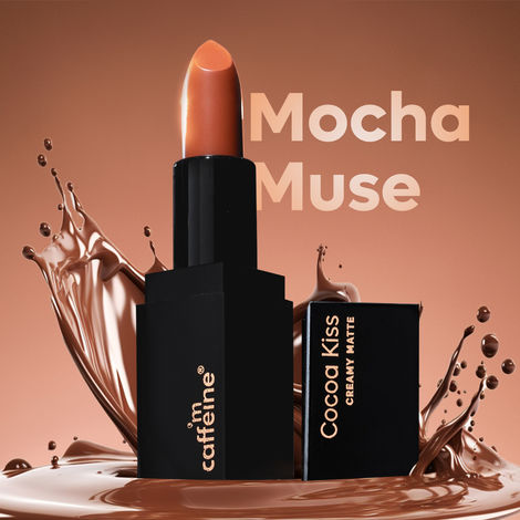 mCaffeine Cocoa Kiss Creamy Matte Lipstick-Mocha Muse