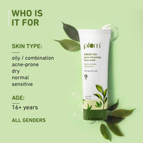 Plum green tea online face wash
