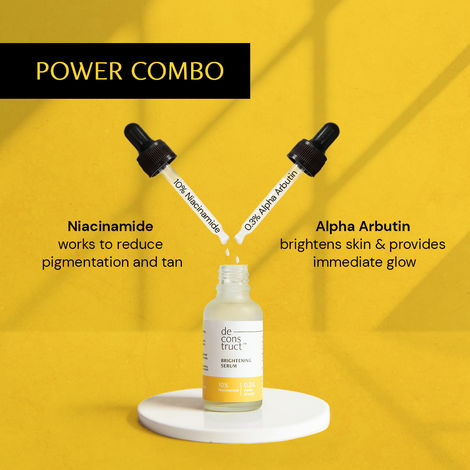 Deconstruct Brightening Serum - 10% Niacinamide + 0.3% Alpha