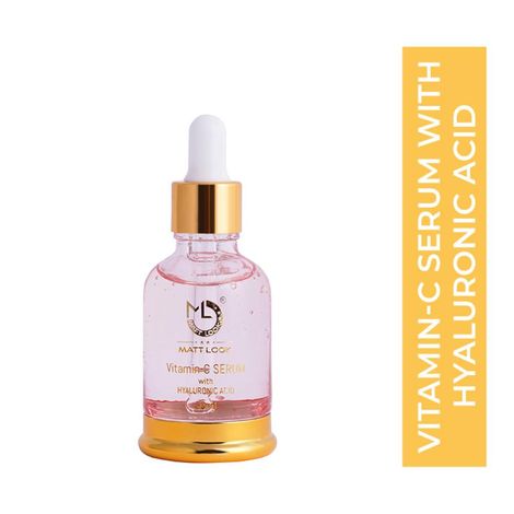 Mattlook Vitamin-C Face Serum with Hyaluronic Acid, 30ml