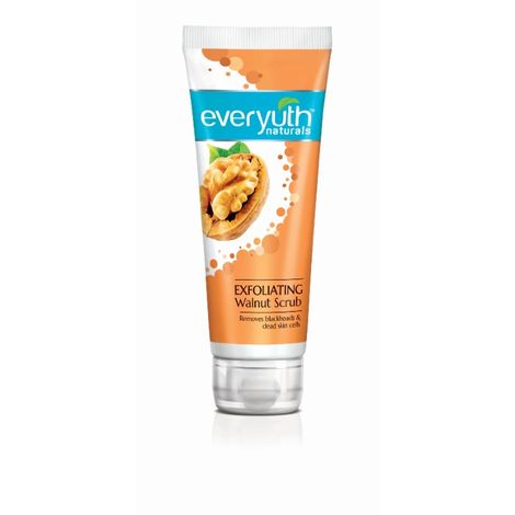 Everyuth Naturals Exfoliating Walnut Scrub Removes Blackheads & Dead Skin Cells (100 g)