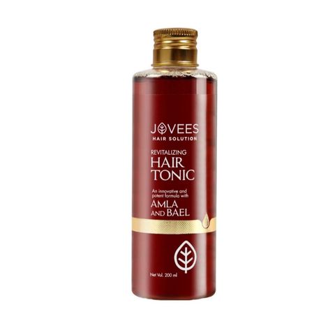 Jovees Herbal Revitalising Amla & Bael Hair Tonic | Gives Long , Strong & Thick Hair | For All Hair Types 200ml