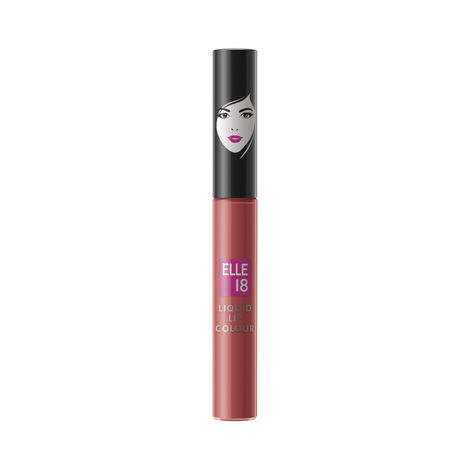 Elle18 Liquid Lip Color, Flattering Nude, 5.6ml
