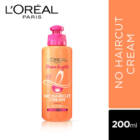 L'Oreal Paris Dream Lengths No Haircut Cream 200 ml Leave -A In Seals Split - Ends, Strengthens lengths and tips