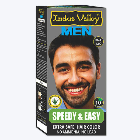 Indus Valley Speedy & Easy Men's Black Hair Color (220 g)