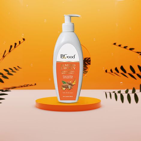 Bgood Almond Honey Moisturising Body Lotion 500 Ml Body Lotion Cream for Women Men Body Lotion for Dry Skin Winter Summer Body Lotion All