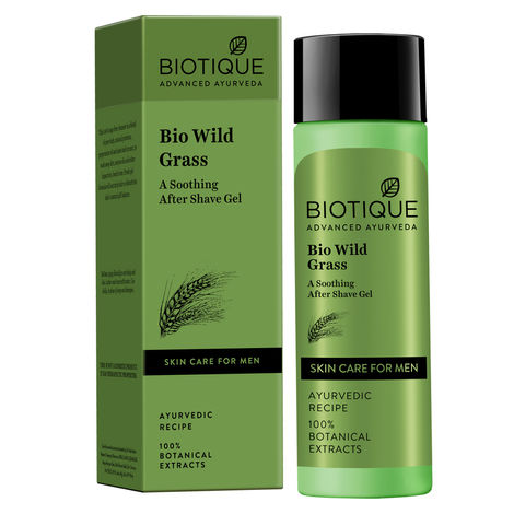 Biotique Wild Grass Soothing After Shave Gel (120 ml)