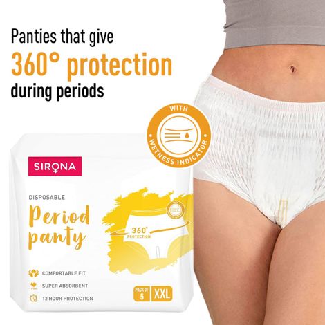 Sirona Disposable Period Panties (XXL)