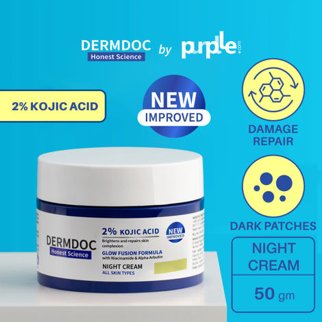 DermDoc Damage Recovery Night Cream with 2 Kojic Acid 50 gm