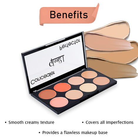 Glam21 Perfect Coverage Concealer Palette Contouring and